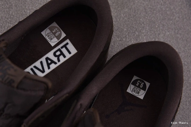 Kicked Out Shoe Store Travis OG Scott Low 1 x Brown Jordan Velvet Air DM7866-202 0819